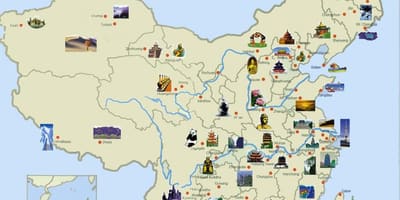 Turizm xəritəsi Çin