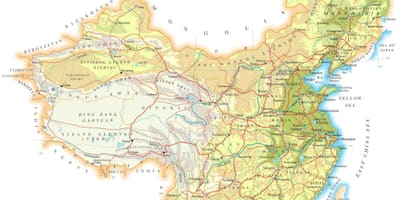 Çinin topoqrafik xəritələr