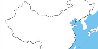 Çin boş xəritə